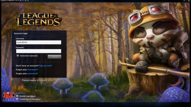 Teemo - Custom Login Screen League of Legends смотреть онлайн