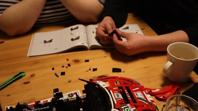 LEGO 42125 Ferrari 488 GTE AF CORSE #51 timelapse смотреть онлайн