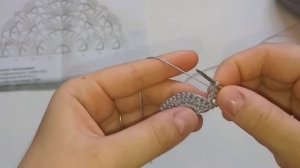 DIY Вяжем платок (бактус, шаль) крючком| УЗОР ВЕЕРОЧКИ КРЮЧКОМ| Alina987