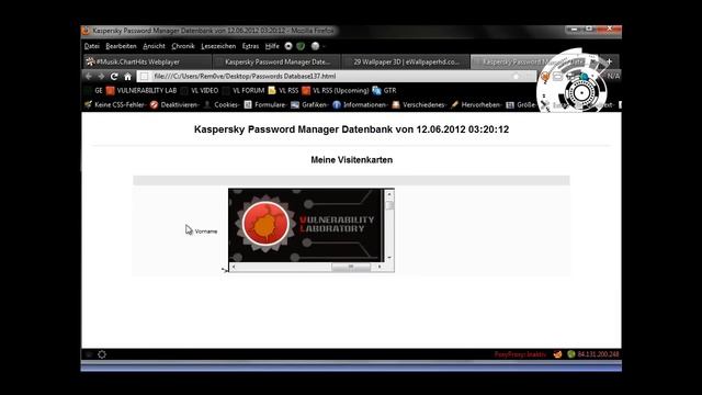 BugBounty Whitehat Kaspersky Password Manager - XML HTML Script Code Inject Vulnerability (Filter) смотреть онлайн