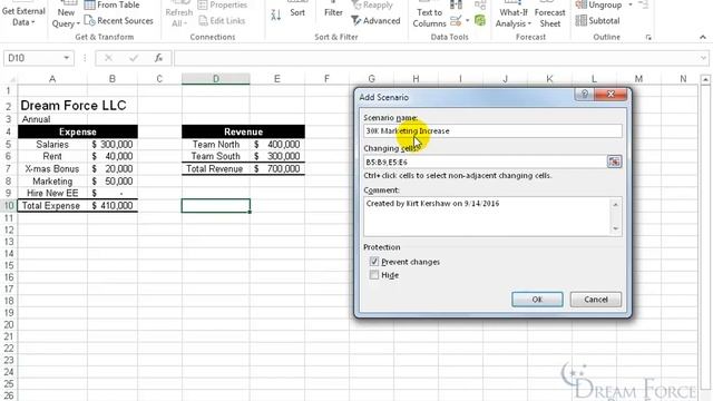 Microsoft Excel 2016: Scenario Manager смотреть онлайн