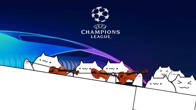 BONGO CAT - UEFA CHAMPIONS LEAGUE THEME смотреть онлайн