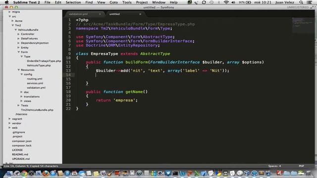 Formularios con Validaciones en Symfony 2 - Parte 2 смотреть онлайн