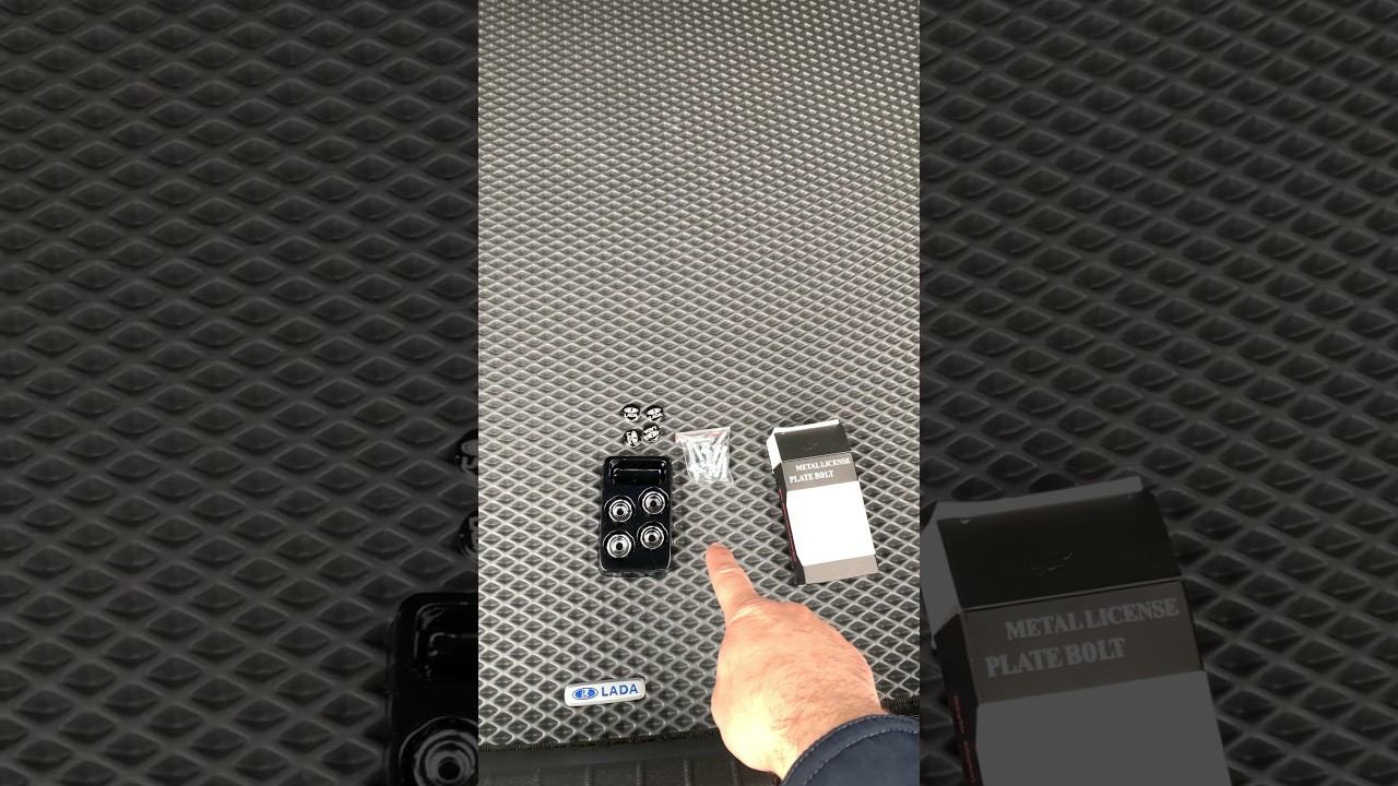 Устанавливаем крепежи номерного гос. знака с логотипом авто, купленные на Aliexpress смотреть онлайн
