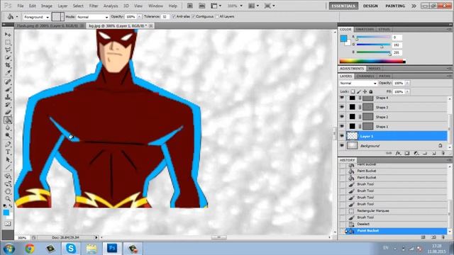 Создаём Персонажа Windows God в Adobe Photoshop смотреть онлайн