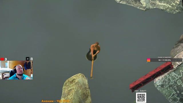 Getting Over It with Bennett Foddy смотреть онлайн