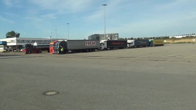 Александр едет в Брюссель, паром Лиепаи-Травемюнде, штау в Германии.