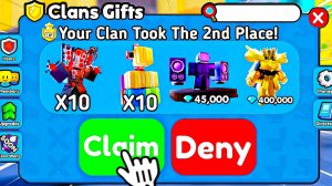 😍КАК ПОЛУЧИТЬ *КЛАНОВЫЕ ПОДАРКИ* В Toilet Tower Defense! Clans Gifts в туалет товер дефенс роблокс!