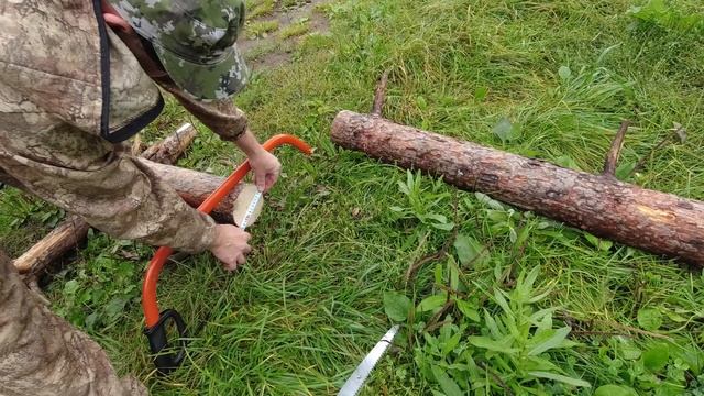 Сравнение лучковой пилы BAHCO и складной пилы SKRAB смотреть онлайн