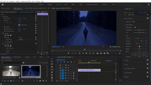 Easy Way to turn Day to Night in Video - Adobe Premiere Pro смотреть онлайн