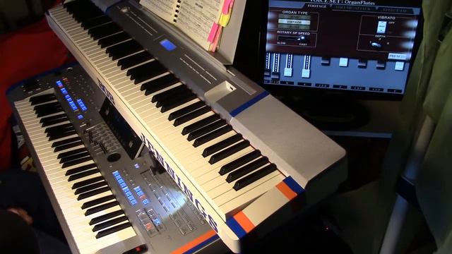 Tyros4/Casio Bob plays "Out of Nowhere" смотреть онлайн