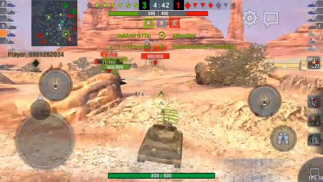 World of Tanks Blitz | Timelapse Gameplay [S7/ S7 Edge] смотреть онлайн