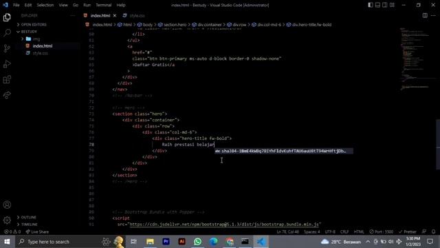How to Create a Hero Section with Bootstrap 5 (Online Course Web Design) смотреть онлайн
