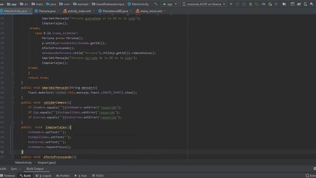 App Movil conectado ala BD de firebase смотреть онлайн