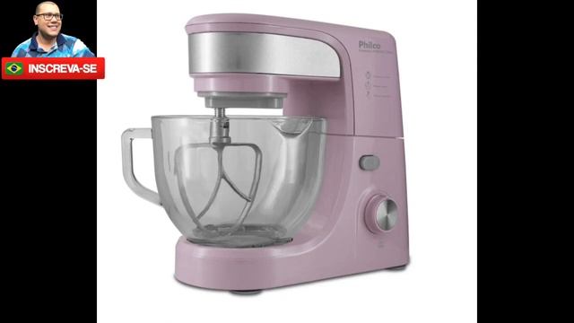 Batedeira Planetaria Philco PHP500RS Turbo Glass Rosa 500W смотреть онлайн