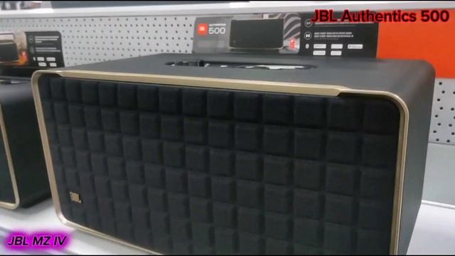 JBL Authentics 500 and JBL Partybox On the go essential bass and sound test смотреть онлайн