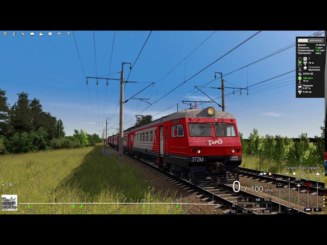 Trainz 2019, «Пригородный поезд №6025», часть 3 (перезалив) смотреть онлайн