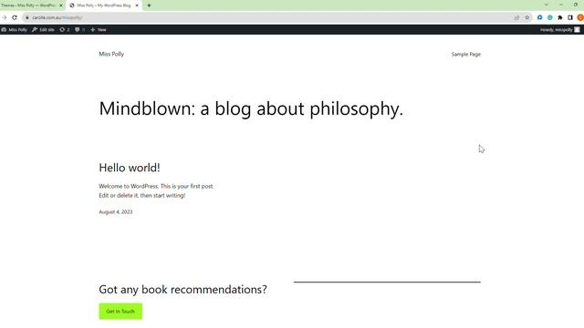 WordPress - WP-admin quick tour смотреть онлайн