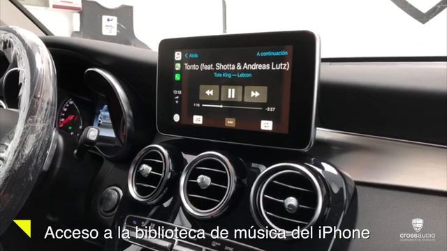 Interface Apple CarPlay En Mercedes GLC