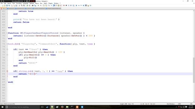 [Gmod] Lua Tutorial 10b: Chat - Commands / RP OOC Command смотреть онлайн