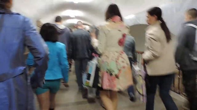 Москва Метро Проспект Мира кольцевая и радиальная 15 мая 2014