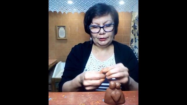 Как слепить русский сувенир из глины. смотреть онлайн