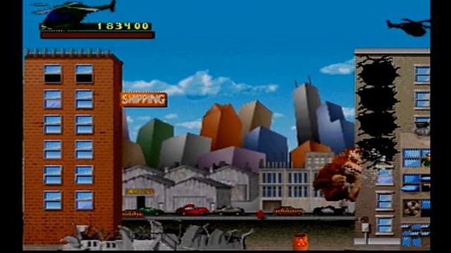 Rampage World Tour PS1 Gameplay смотреть онлайн