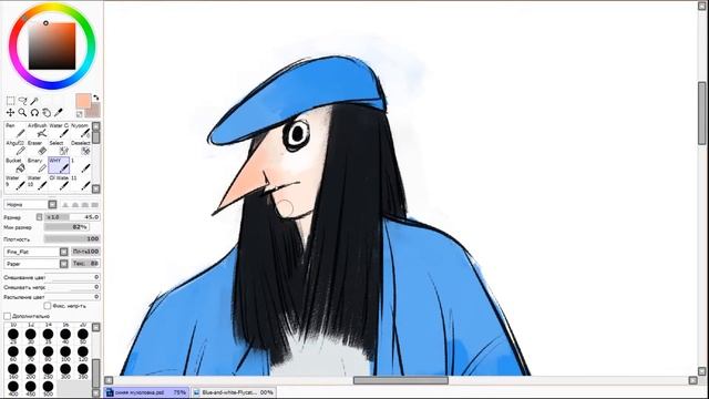 Speed Draw #3 - Синяя Мухоловка смотреть онлайн