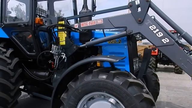 Мтз 920.2 с погрузчиком Metal-Fach Т 219/2 (джст) смотреть онлайн