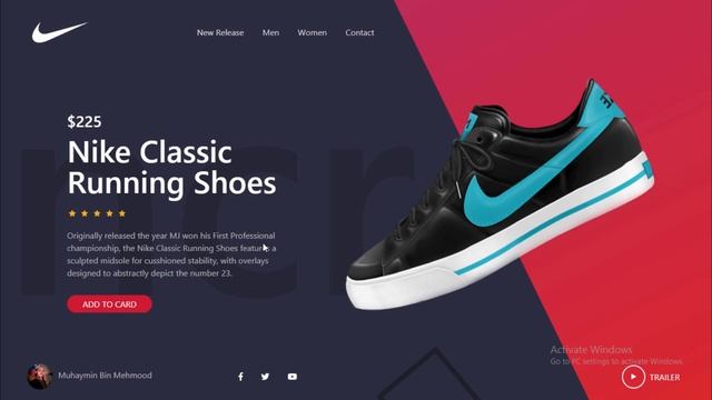 UI Design Landing Page | HTML, CSS and Bootstrap | Part [1/3] смотреть онлайн