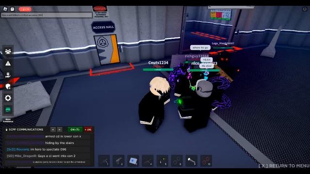 talking with a Chaos Insurgency member scp site roleplay roblox смотреть онлайн