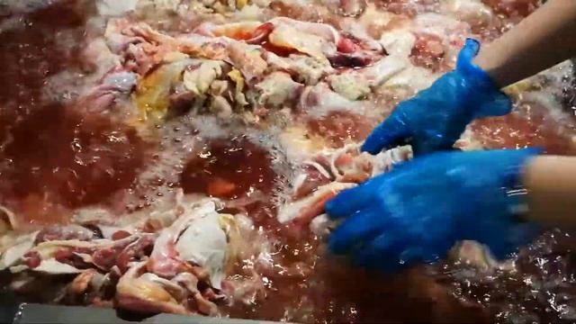 Дефростер водяной для разморозки мяса или рыбы ДВО 1000. Разморозка мяса. смотреть онлайн