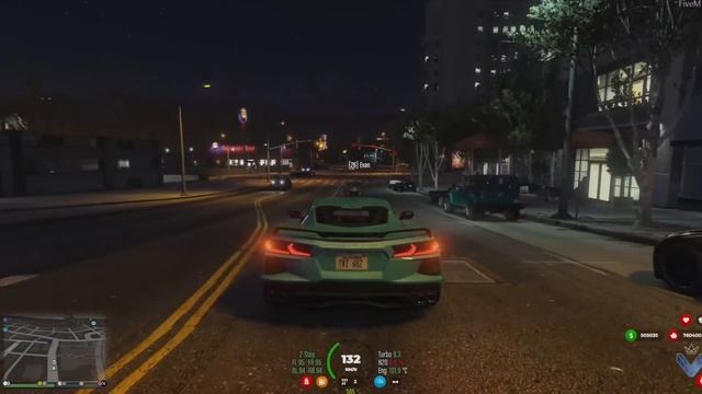 GTA 5 PC FiveM -DRIVE-IN THEATRE In My C8 Corvette / 2020 Supra (VELOCITY UNDERGROUND) смотреть онлайн