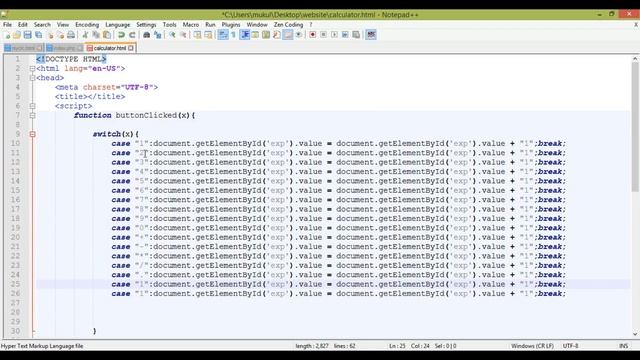 Simple Calculator using Javascript Part-2 | handling the button events смотреть онлайн