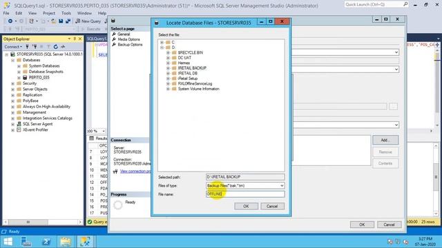 cara melakukan Manual Backup database pada sql server смотреть онлайн