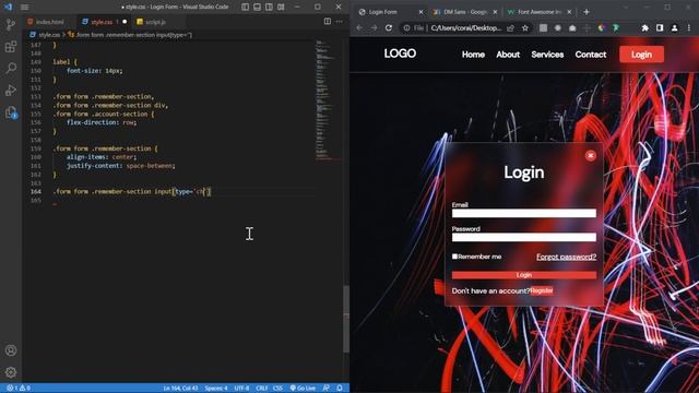 How to Make Login & Registration Form using HTML CSS & JS | Responsive Login and Register Form смотреть онлайн