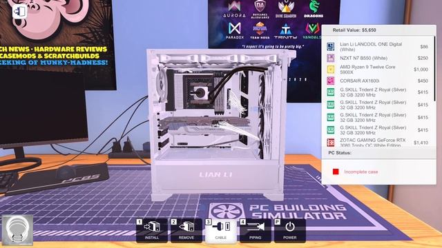 All White Gaming Pc (AMD RYZEN 9 + 3080 Ti) PC BUILDING SIMULATOR смотреть онлайн