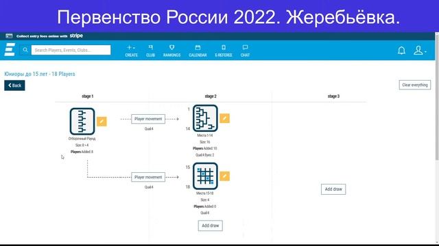 Жеребьёвка турнира "Первенство России 2022" , 21 января 2022 г., 16.00, г.Санкт-Петербург смотреть онлайн