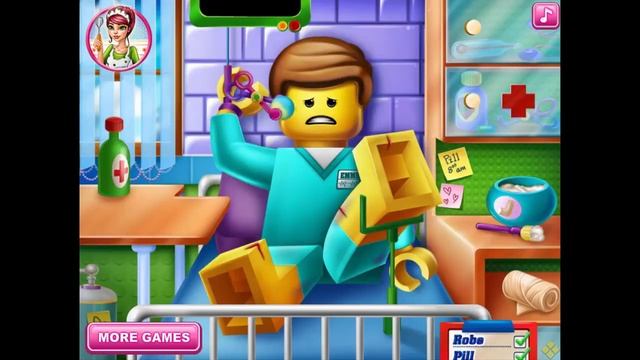 Lego Hospital Recovery - Super Heroes Games 4 Kids смотреть онлайн