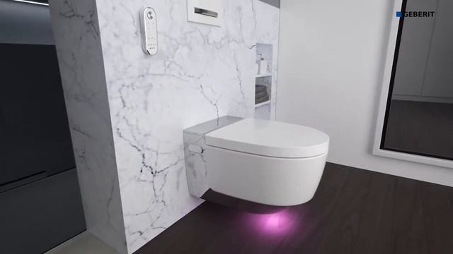 Geberit Акваклин Mera Comfort - как удалить известковый налет в унитазе-биде смотреть онлайн