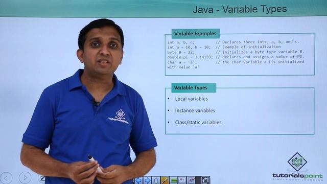 Java - Variable Types смотреть онлайн