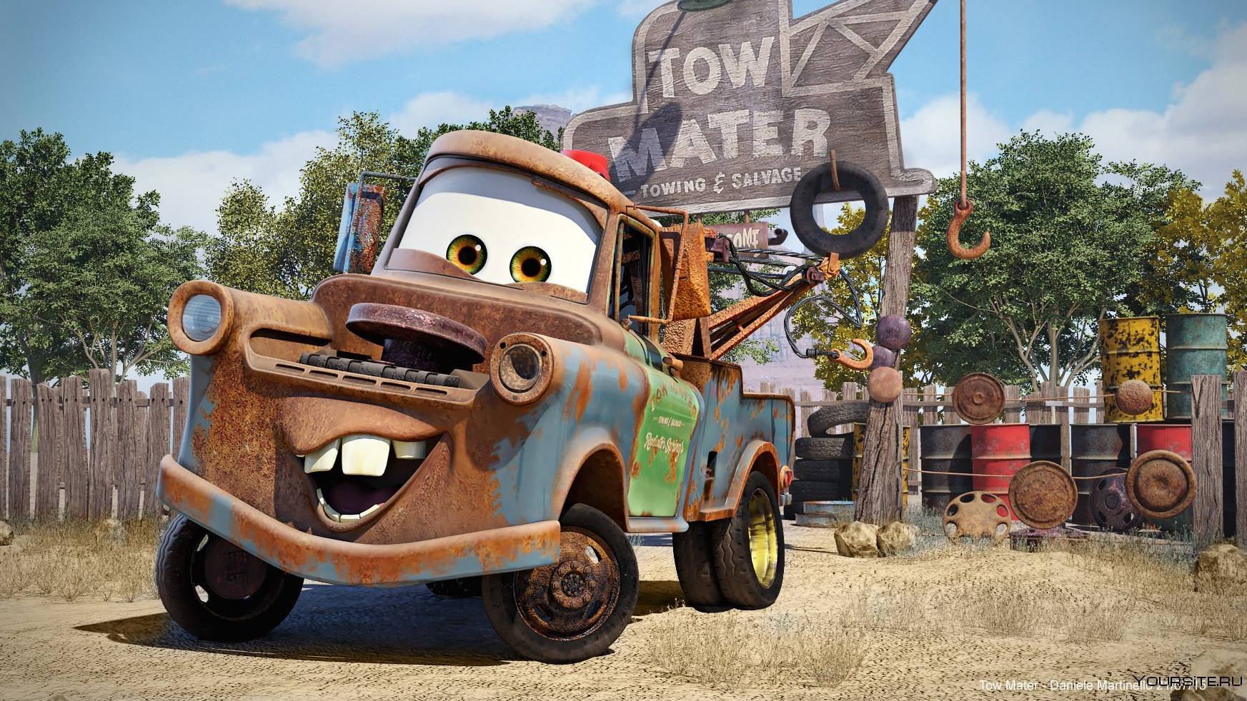 Мэтр спасает Радиатор Спрингс от НЛО | Байки Мэтра смотреть онлайн