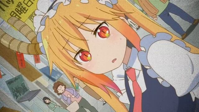 аниме клип дракон горничная кобаяши❤️ смотреть онлайн