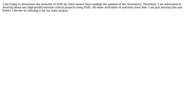 Software Engineering: How mature is PyPy? смотреть онлайн