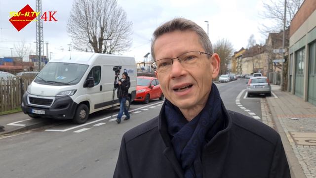 Erste Fahrradstraße in Schweinfurt eröffnet - Gustav Heusinger Straße смотреть онлайн