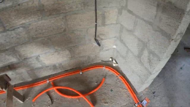 8 Хутор Бужор.  Анапа. Закончили монтаж электропроводки. Готовимся штукатурить стены.