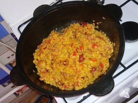 джамбалайя в казане