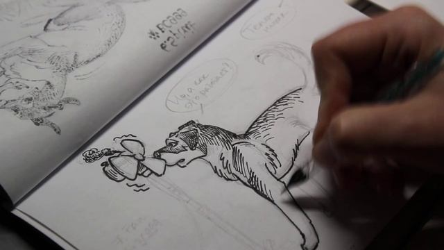 Рисую пером и тушью смотреть онлайн