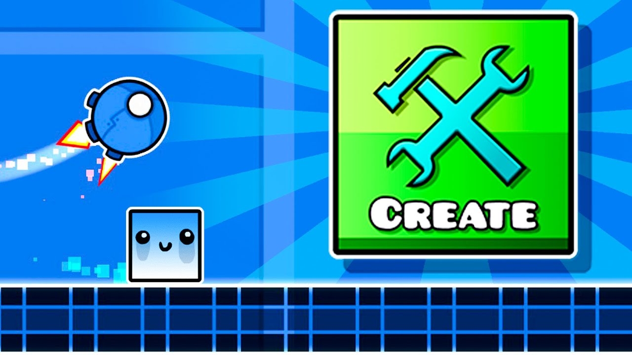 ВПЕРВЫЕ ЗАШЕЛ В РЕДАКТОР GEOMETRY DASH 2.2
