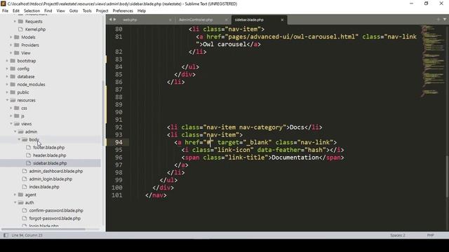 Laravel 10 Full Course | #15 Refreach Admin Template смотреть онлайн